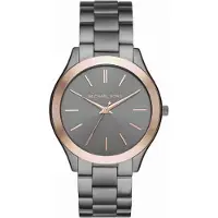 Michael Kors MK8576 Slim Runway Unisex 44mm Gunmetal Horloge