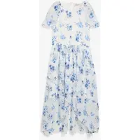 Bonprix Chiffon jurk van gestructureerde crinkle maat 170