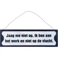 Clayre & Eef Tekstbord 30x9 cm