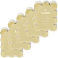 Spaas Geurtheelichtjes - 120 kaarsen - Vanille en Muskus - circa 4,5u - Shimmering Smile