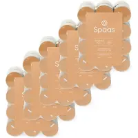 Spaas Geurtheelichtjes - 120 kaarsen - Kokos en Vijgenblad - circa 4,5u - Delightful Dawn
