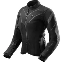 Rebelhorn Hiflow 5 waterdichte damesmotorfietsjas, zwart, maat 3XL