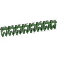 Legrand 038215 Markeersysteem CAB3, geschikt voor draden van 0,5-1,5 mm², cijfer: 5, kleur: groen