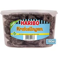 Haribo Drop Krakelingen grootverpakking (150 stuks)