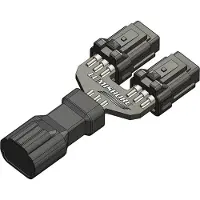 Lumishore 2 Way Splitter Connector For Lux 6 Conductor Striplight Zilver