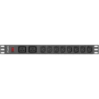 Lanberg Power Strip Pdu Rack (1U. 16A.2Xc19.8Xc13)