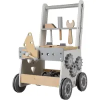 Kruzzel 24758 Kinderwerkplaats met houten gereedschap 3-in-1