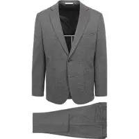 Suitable Jersey Suit Antraciet | Grijs | Maat 46