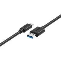 UNITEK Y-C474BK USB-kabel, USB 3.2 Gen 1 (3.1 Gen 1), 1 meter, USB-A naar USB-C, zwart