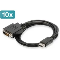 Digitus AK-990900-020-S video kabel adapter 2 m DisplayPort DVI-D Zwart