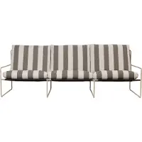 Ferm Living Desert driezitsbank Cash stripe-chocolate