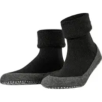 Falke Huisschoen 'Cosyshoe' antraciet / zwart