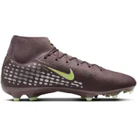 Nike Voetbalschoen chocoladebruin / limoen / grijs