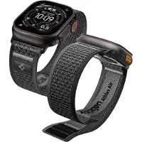 Spigen Athlex Air 2 Active Band, Zwartgrijs - Apple Watch 49Mm/46Mm/45Mm/44Mm