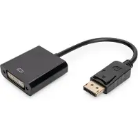 Digitus AK-340409-001-S video kabel adapter 0,15 meter DisplayPort DVI-I Zwart