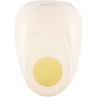 Vaessen creative Pons - Figuurpons - Cirkel Geschulpt - Ø 6,3 cm