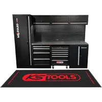 Ks Tools 866.6000 Kastsysteem voor werkplaats (b x h x d) 2640 x 1890 x 500 mm Zwart