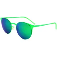 Italia Independent MOD 0208 I THIN METAL Green led 50/21/140 UNISEX Zonnebrillen