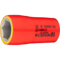 Hazet 900KV-18 900KV-18 Dopsleutelinzetstuk Geïsoleerd 18 mm 1/2 1/2 (12,5 mm)