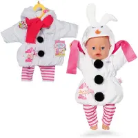 Baby Born Poppenkleding - Sneeuwpoppak m. Sjaal - 43 cm - - OneSize - Poppenkleding