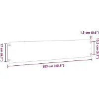 vidaXL Gazonranden 10 st 20x103 cm roestvrij staal