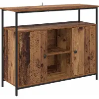 vidaXL Dressoir Oud Hout 100 x 35 x 80 cm Bewerkt hout