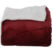 vidaXL plaid Bordeaux Rood 240 x 270 cm 3.17 kg Fleece