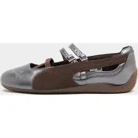 Puma Ballerina met riempjes 'Speedcat Lux' bruin / zilver