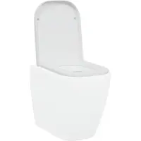 vidaXL Toiletbril Wit 47,5 x 35 x 3,6 cm Duroplast
