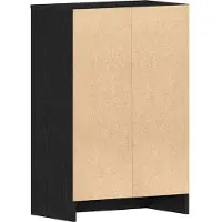 vidaXL Schoenenkast 60 x 35 x 92 cm Bewerkt hout Zwart eiken