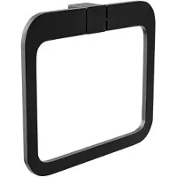 AMIG handdoekrek 200 mm staal zwart