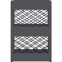 vidaXL Regen Paraplu Stand Antraciet 28 x 12 x 41 cm Staal