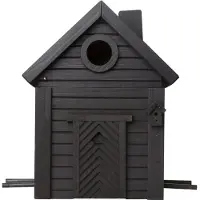 Wildlife Garden Multiholk Vogelhuis / Vogelhuisje Kimrök - Tuinaccessoires Hout Black - WG1127
