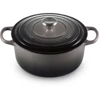 Le Creuset Gietijzeren Ronde Braadpan Flint 26cm 5.3L