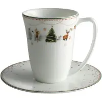 Wik & Walsøe Julemorgen kop en schotel 20 cl. wit