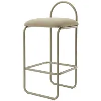 AYTM Angui High Barstoel 92.5 cm | Taupe Boucle