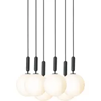 Nuura Miira 6 Hanglamp Miira 6 Large | Rock Grey|Opal White