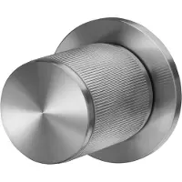 Buster + Punch Fixed Linear Door Knob Single-Sided | Steel