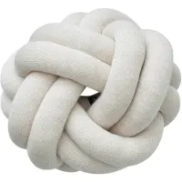 Design House Stockholm Knot Kussen Crèmekleurig - Decoratieve kussens & hoezen Acrylic (Textile) Cream - 2351-0900