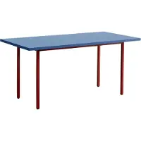 HAY Two-Colour eettafel 82x160 cm Maroon red-blue