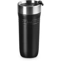 Le Creuset On The Go Mok 350 Ml Matte Black - Thermobekers Roestvrijstaal Black Matte - 41067190000001