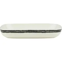 Marimekko Siirtolapuutarha bord 18x25 cm Black-white