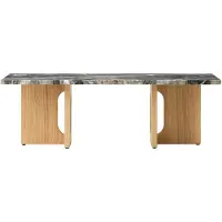 Audo Copenhagen Androgyne loungetafel 45x120 cm Grey galaxy-onbehandeld eikenhout