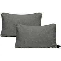 Fatboy Sierkussen Paletti Armrest Set Rock Grey (Set van 2) (40 x 69 cm)