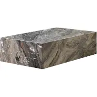 Audo Copenhagen Plinth salontafel Grey galaxy, low