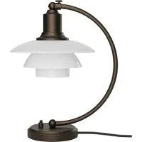 Louis Poulsen PH 2/2 Luna tafellamp aged brass opal - 5744172150