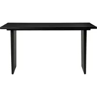 Gubi Private Bureau 120x60 Cm Bruinzwart Gebrandschilderd Eiken - Bureaus Eikenfineer Brown Black - 10125088