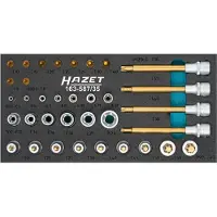 Hazet 163-587/35 163-587/35 Dopsleutelinzetset 1/4 (6,3 mm)