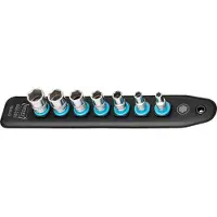 Hazet SmartRail met 7 steekplaatsen 850A-SR/7 | 1/4 inch (6,3 mm) vierkant hol | Buiten-zeskant-tractieprofiel | 7-delig - 850A-SR/7