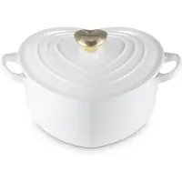 Le Creuset Braadpan Hart Signature 'Wit' Ø20cm / 1,9L
